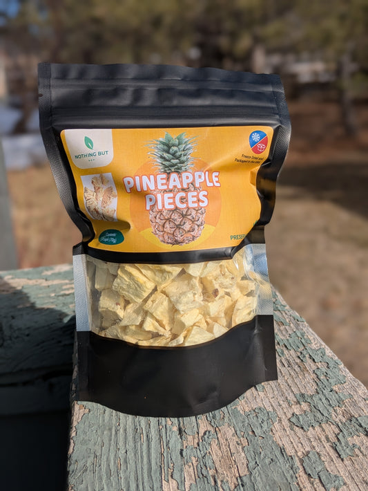 Pineapple Pieces - Freeze Dried Fresh